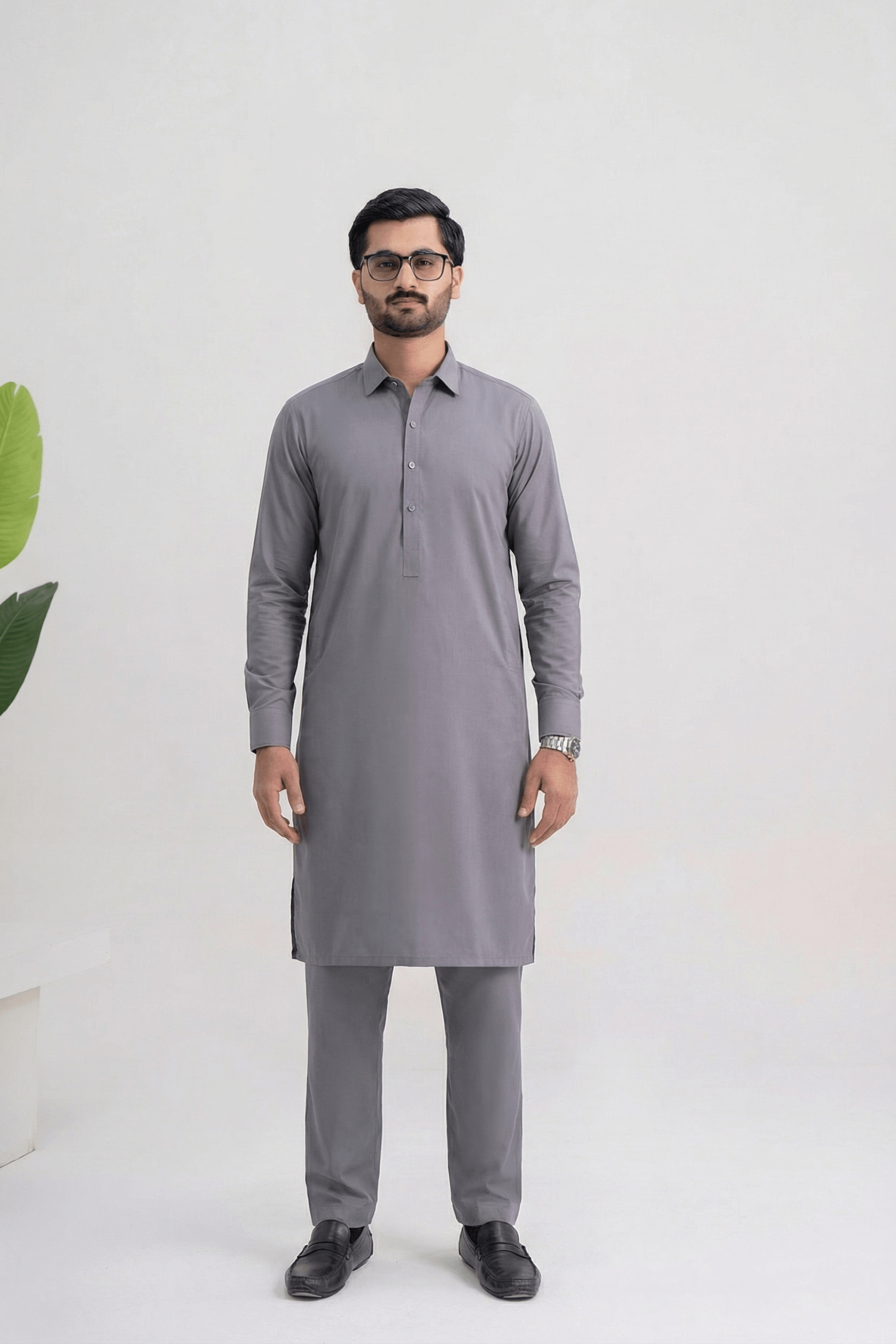 GREY EXECUTIVE COTTON FABRIC