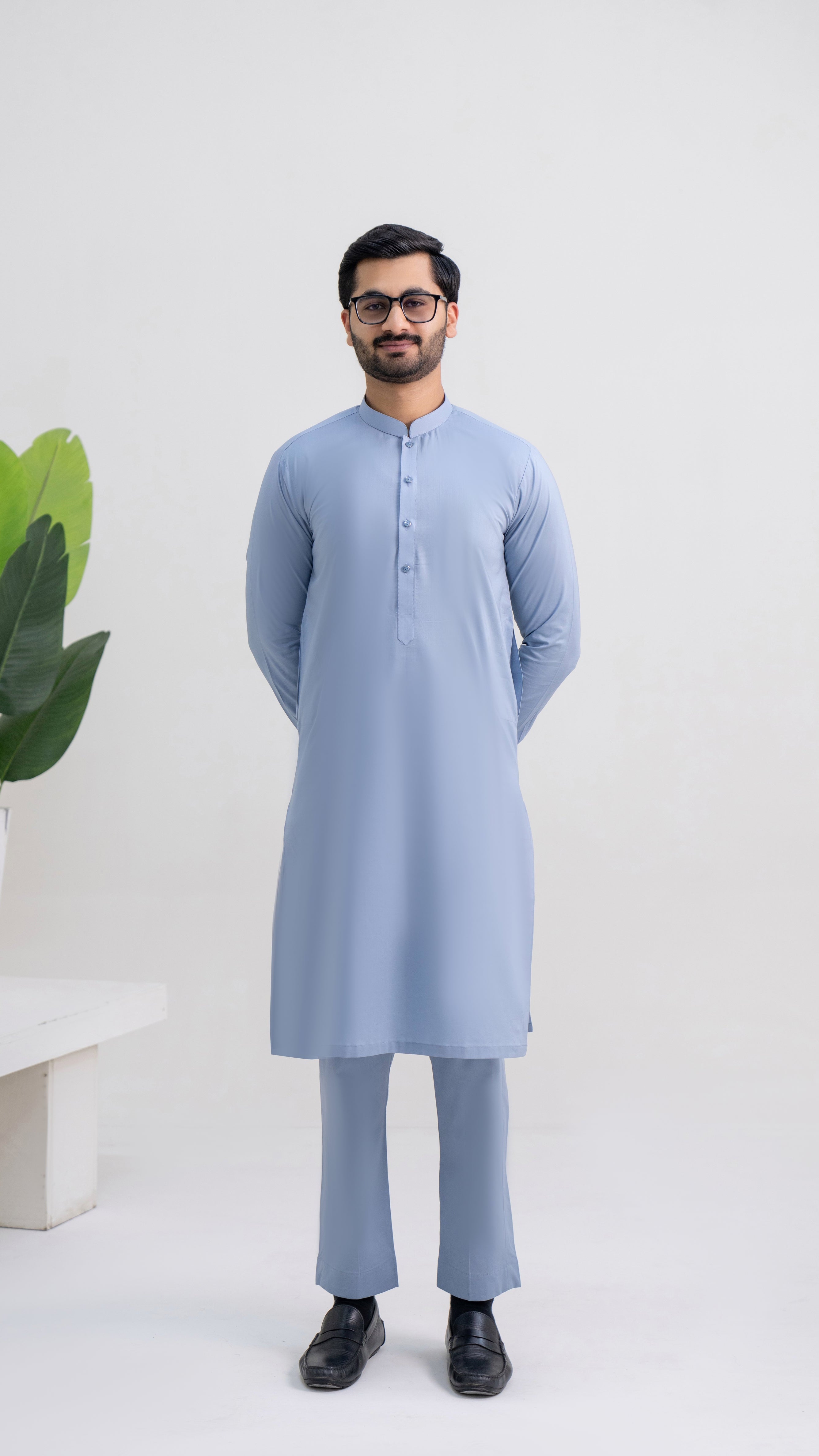 TURQOUISE BLUE PREMIUM BLENDED FABRICS