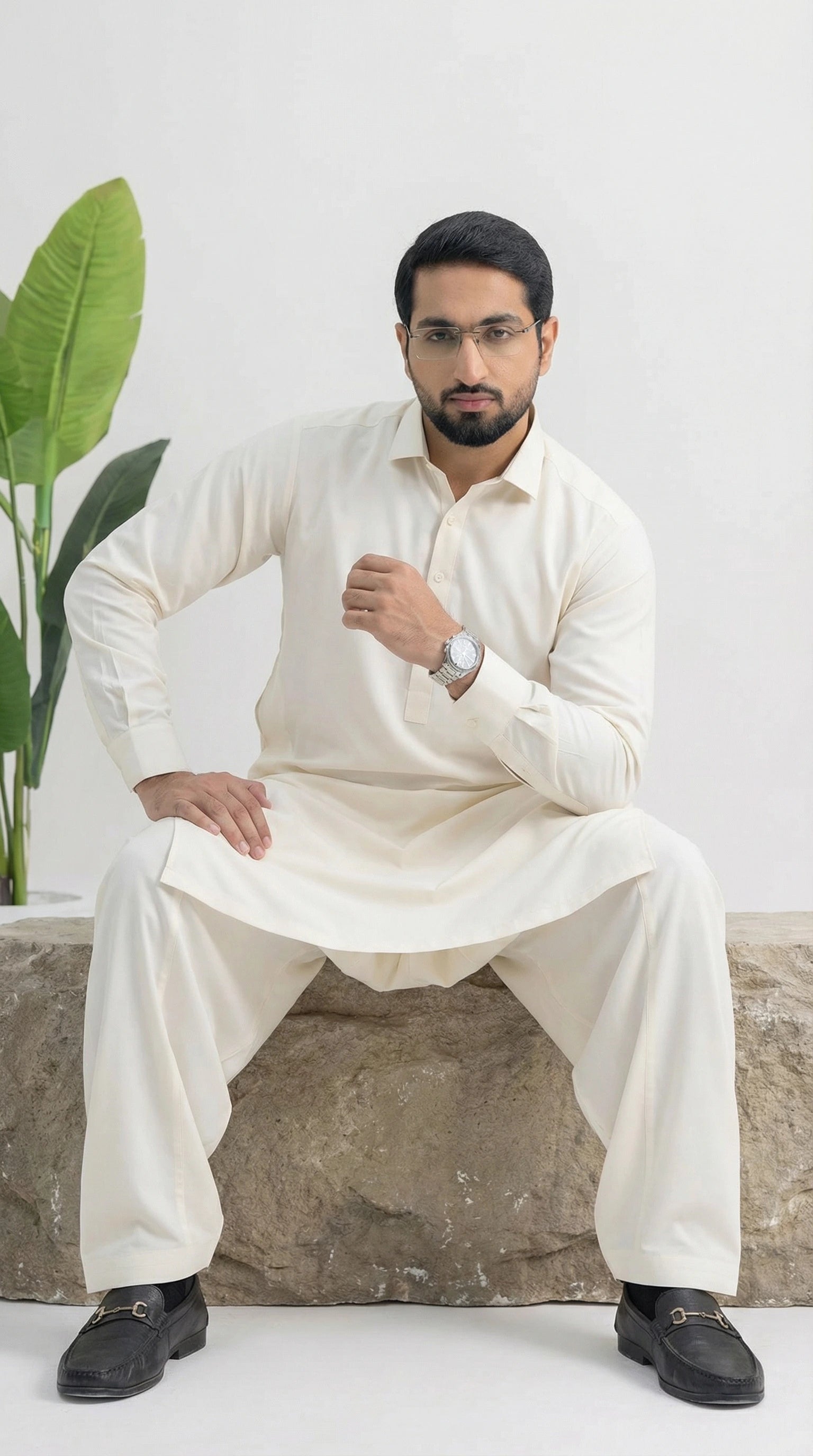 OFF-WHITE EXECUTIVE COTTON FABRIC