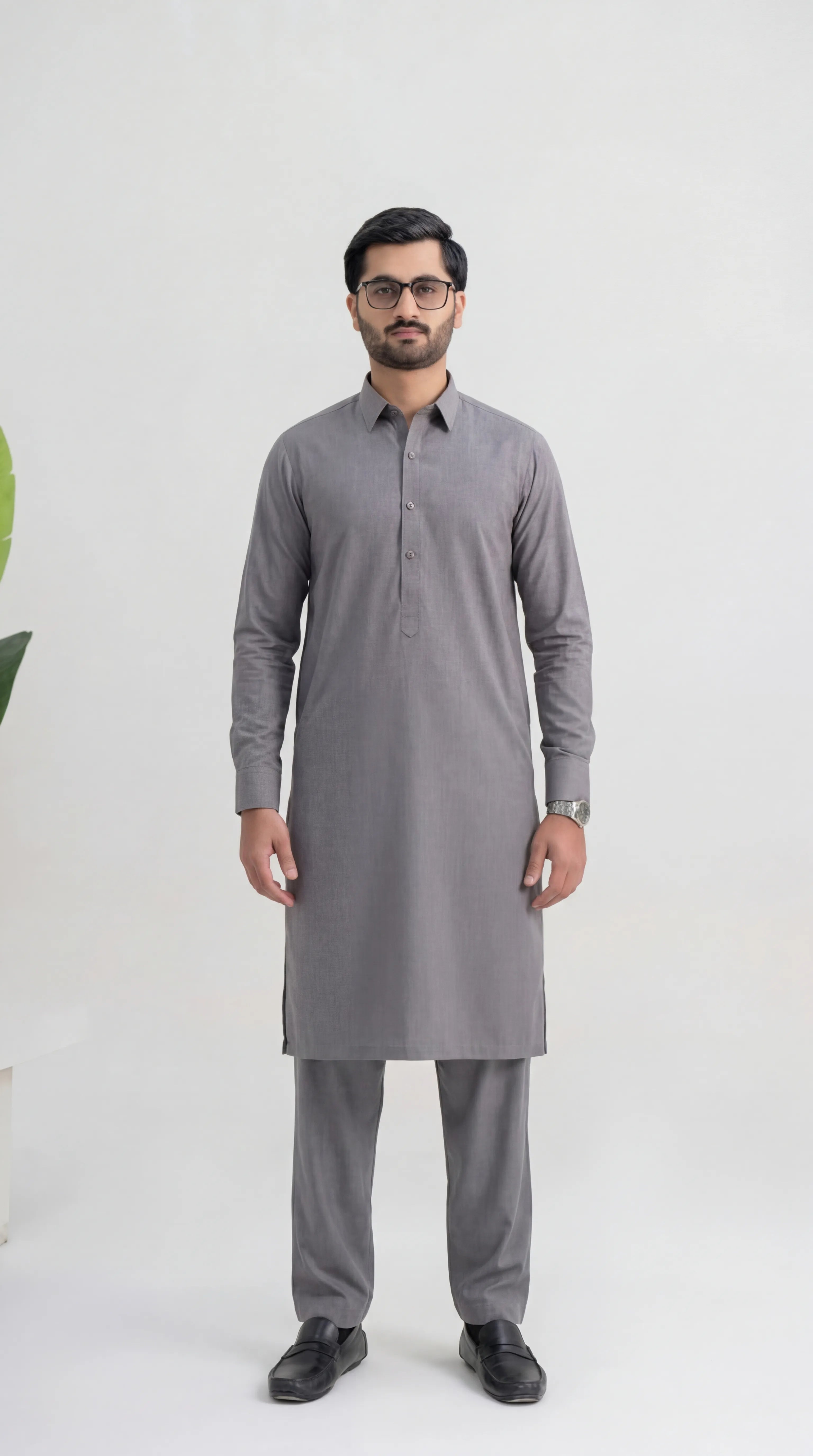 GREY EXECUTIVE COTTON FABRIC