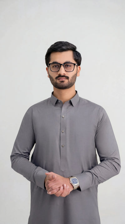 GREY EXECUTIVE COTTON FABRIC