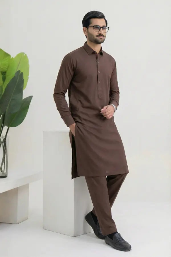 DARK BROWN PREMIUM BLENDED FABRICS