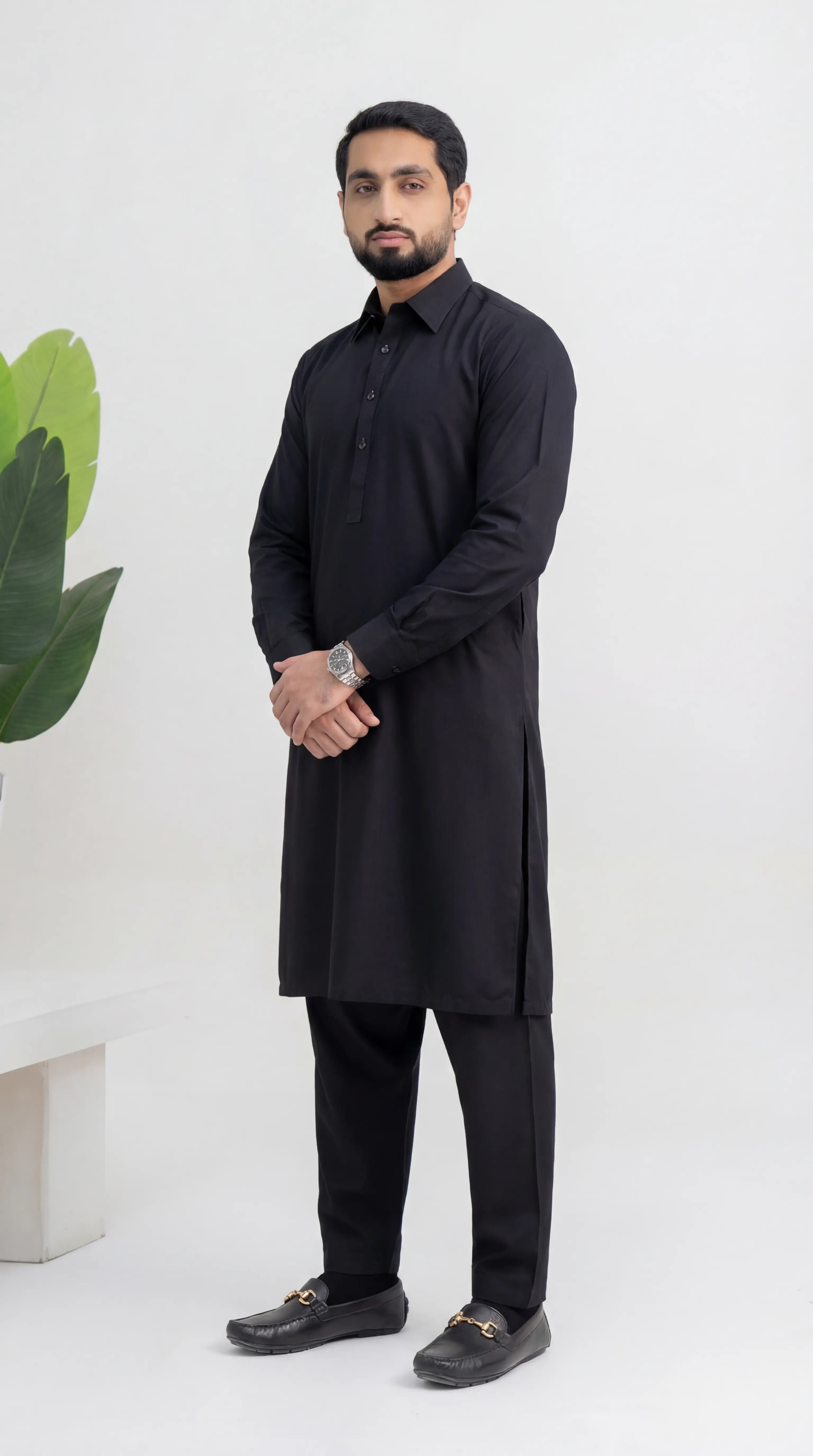 IMPERIAL BLACK EXECUTIVE COTTON FABRIC