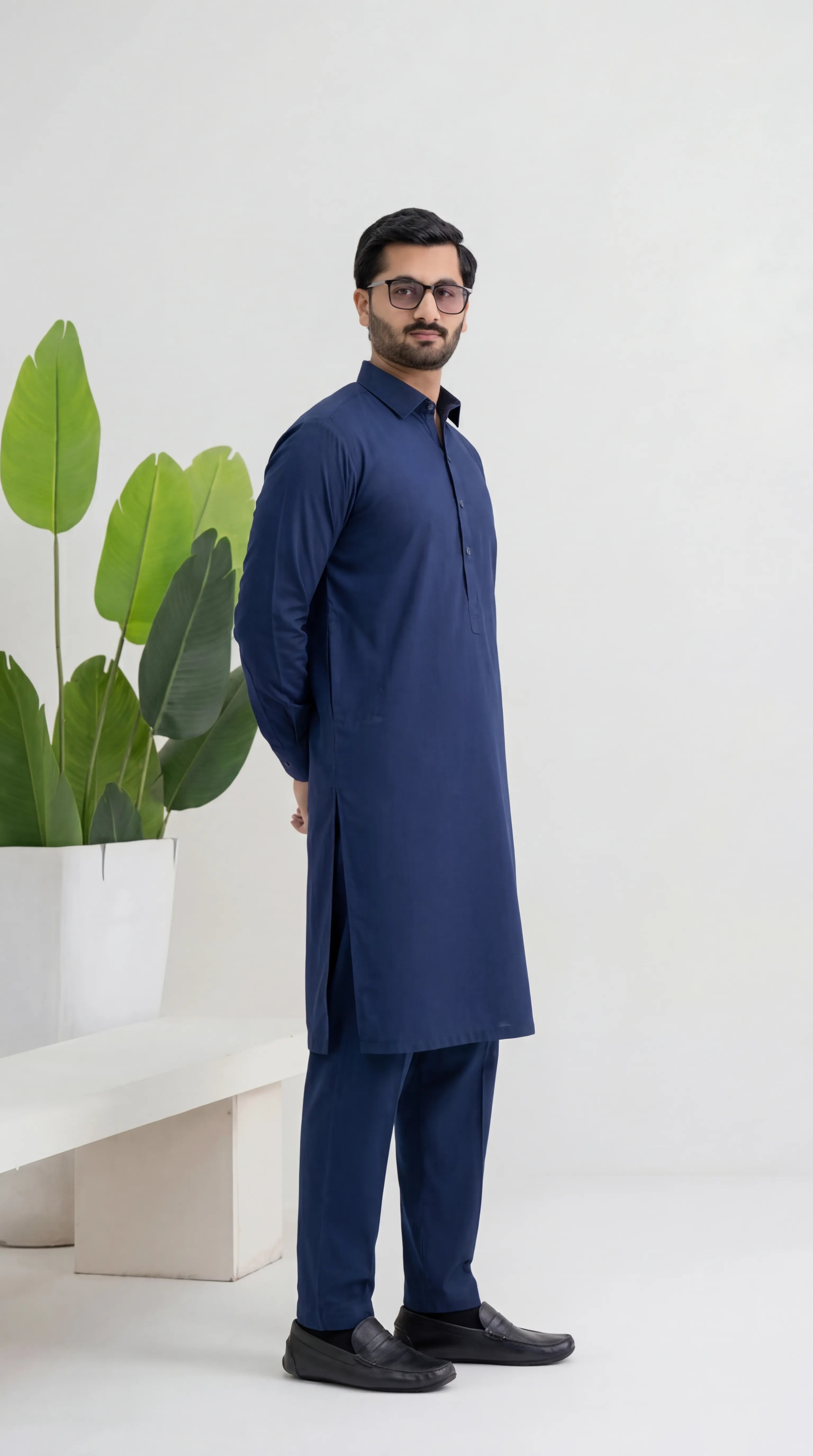 INK BLUE PREMIUM BLENDED FABRICS