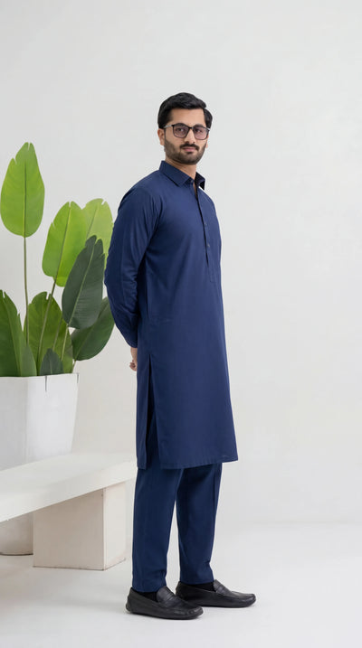 INK BLUE PREMIUM BLENDED FABRICS