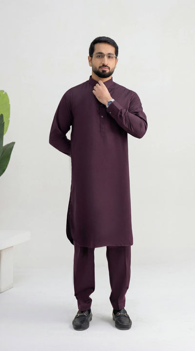 MAROON PREMIUM BLENDED FABRICS