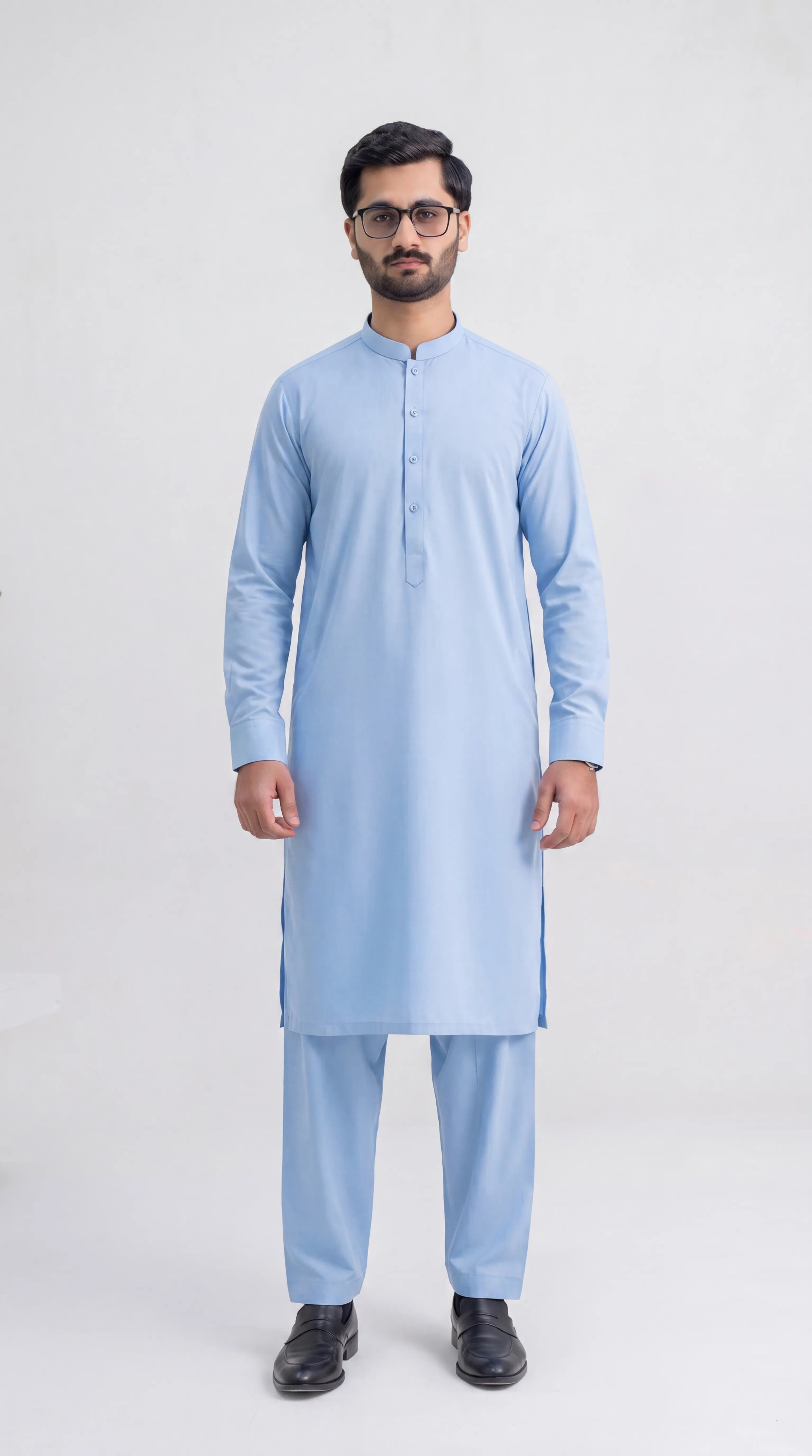SKY BLUE EXECUTIVE COTTON FABRIC