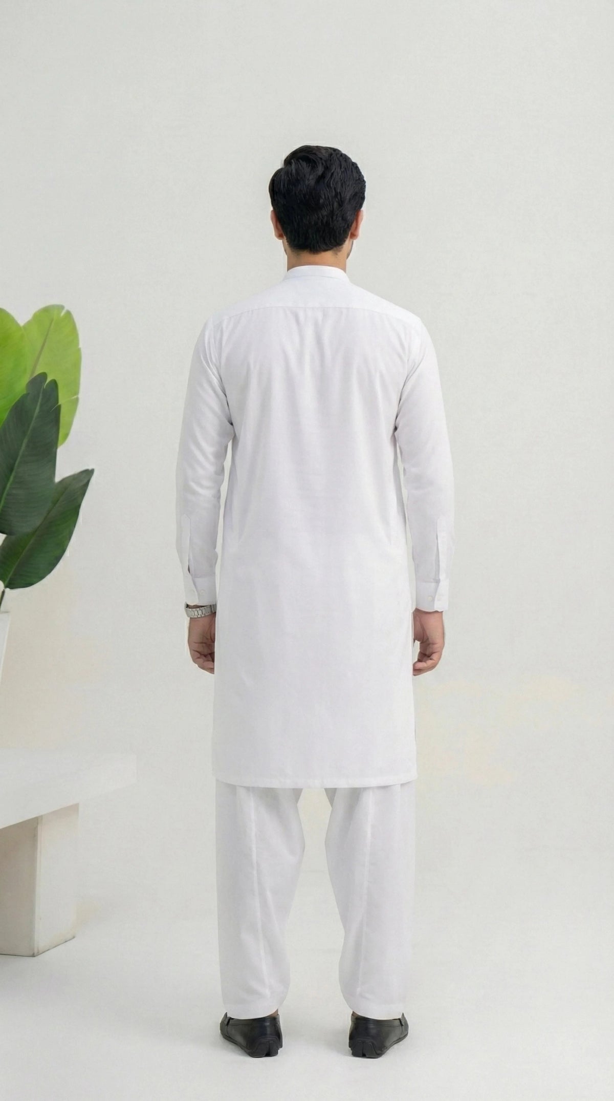 WHITE EXECUTIVE COTTON FABRIC