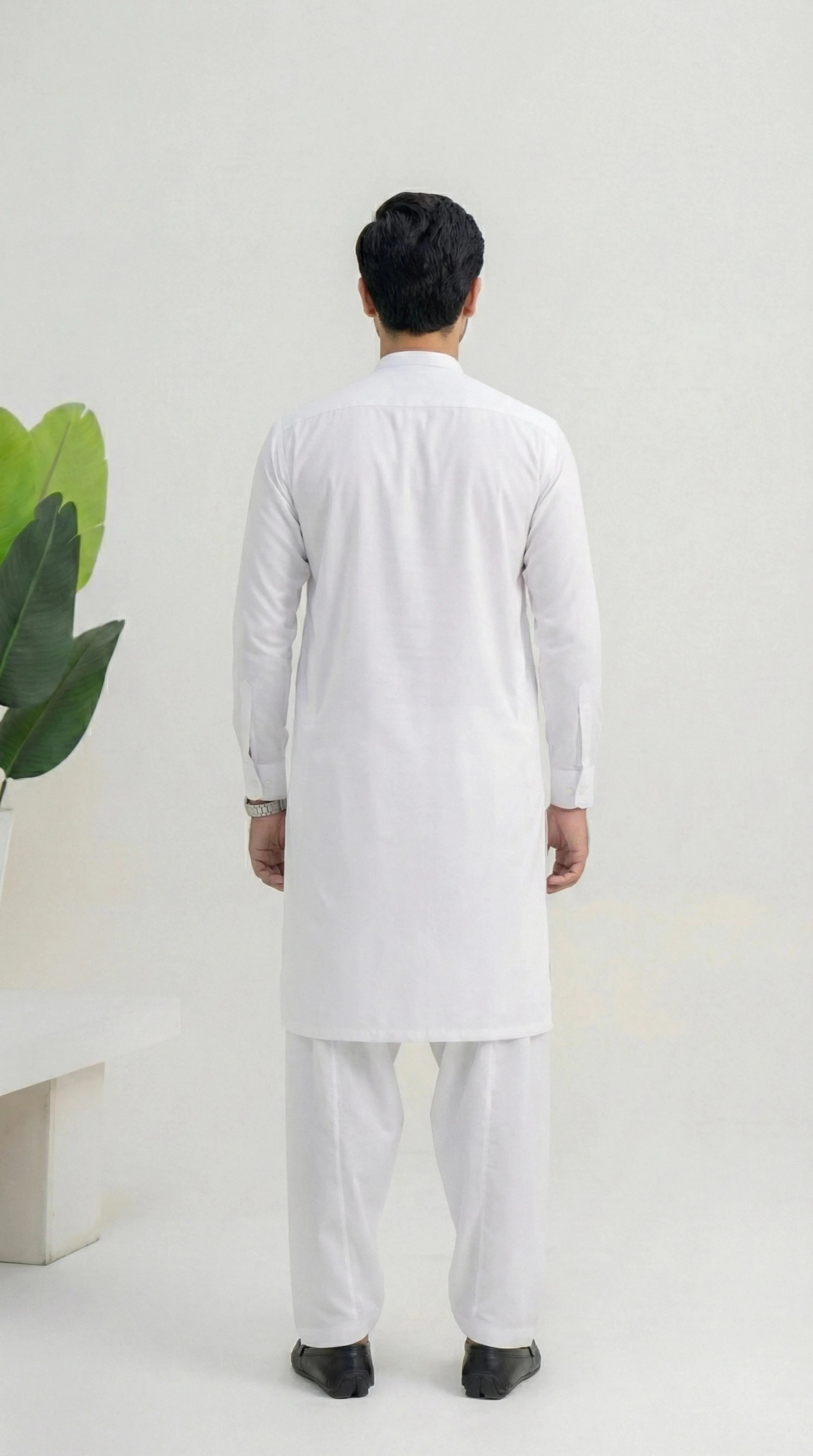 WHITE EXECUTIVE COTTON FABRIC